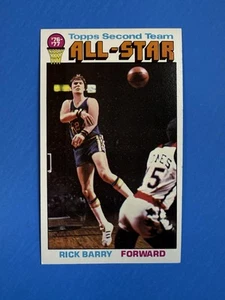 RICK BARRY ~ 1976-77 TOPPS 2nd Team All-Star #132 (EX-MT) ~ WARRIORS-HOF - Picture 1 of 16