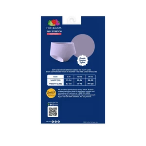 Fruit of the Loom 6 Slips Mädchen Größe 10/12 nahtlos 360 Stretch Taille 23-26 Zoll - Bild 1 von 4