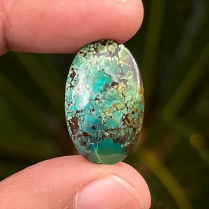 Piedra suelta vena dorada color raro turquesa persa grado superior de 19,30 quilates 23x14x8 - Imagen 1 de 5