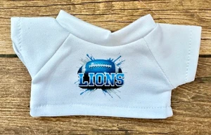 FITS Labub Doll Clothes Tee Shirt 15-17cm Detroit Lions Football Team Mom Game - Picture 1 of 1