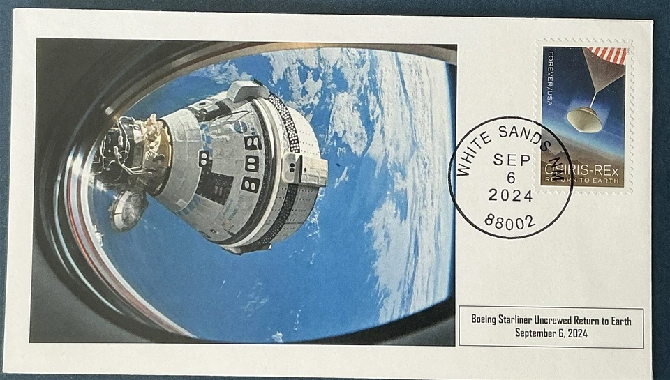 AFDCS Space Boeing Starliner Untorniwed Return to Earth 9-6-2024 White Sands casi nuevo  Foto 1 de 1