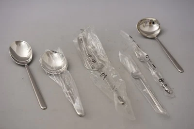 BSF Chiaro Edelstahl 18/8  6 Vorlegeteile Gabel Löffel Tortenheber Saucenlöffel - Bild 1 von 3