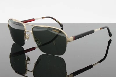 Gafas de sol Carrera 8028S-A0Z doradas mate talla 59 mm metal piloto media montura para hombre Foto 1 de 4