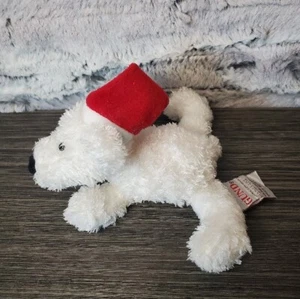 GUND Kringle Jingles Pequeño Navidad Mini Oso Polar Campana Patas Rojo Papá Noel Sombrero - Imagen 1 de 8