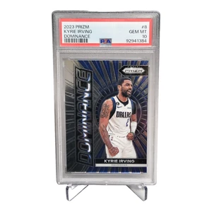 2023 PRIZM KYRIE IRVING DOMINANCE #8 PSA 10 POP 3 DALLAS MAVERICKS - A10076 - Picture 1 of 2