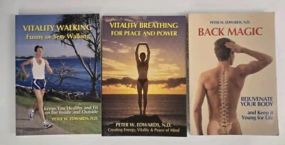 Peter W Edwards Bundle Vitality Breathing Vitality Walking Back Magic PB × 3 - image 1 of 4