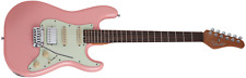 Schecter Nick Johnston Traditional H/S/S Electric Guitar Atomic Coral 1539 Pink for sale