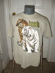 Vintage Siegfried & Roy at The MIrage Y2K Shirt Large Tigers - Picture 1 of 6
