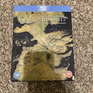 GAME OF THRONES Blu-ray COMPLETE SEASONS 1 2 3 Boxed Set HBO Zone Free - Picture 1 of 1