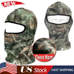 Camo Balaclava Face Mask Windproof Warm Ski Mask Tactical Masks for Men Women US - Picture 1 of 11