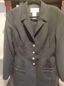 Thierry Mugler black wool jacket 42 EXCELLENT! - Picture 1 of 3