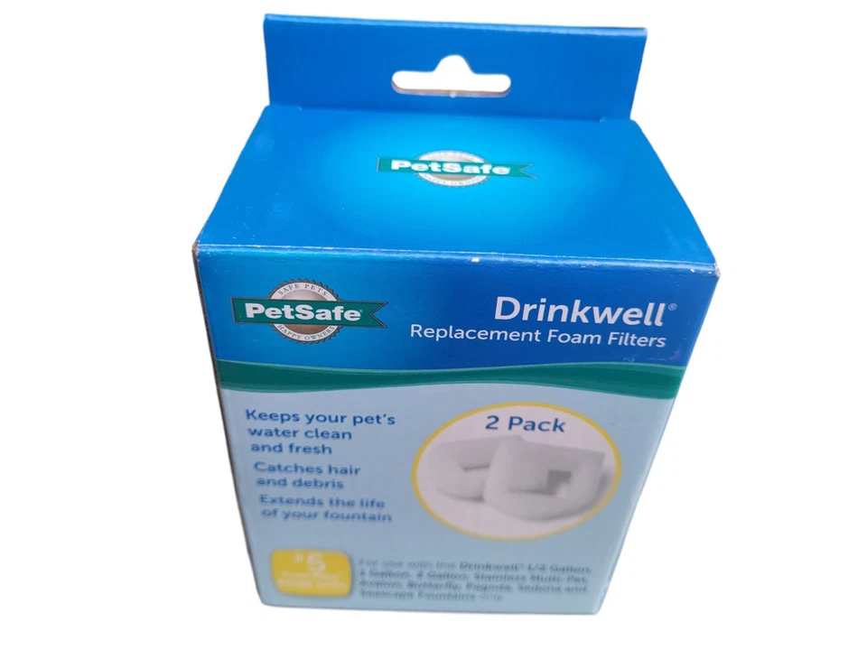 PetSafe Foam Filters for Drinking Fountains For Pets Two Pack