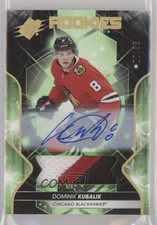 2019 SPx Rookies Premium Material Autos /35 Dominik Kubalik #98 Rookie Auto RC