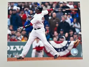 David Ortiz Unsigned 8x10 Licensed Photo File Boston Red Sox Twin World Series B - Picture 1 of 1