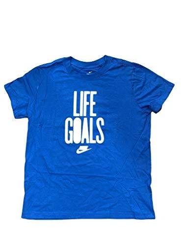 Camiseta Nike Niñas Life Goals Azul Gráfico Azul AT2956-465  Foto 1 de 1