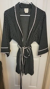 Kate Spade Polka Dot Polyester Robe Medium Pre-owned - Picture 1 of 8