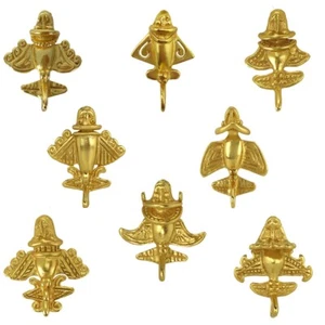 24k GP Quimbaya Flyer Golden Jets 8 Pins Collectible Bundle | Across The Puddle - Picture 1 of 2