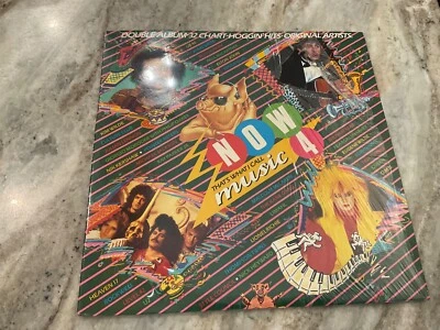 NOW 4 V/A 2LP 1984 UK PRESS NM/M IN SHRINK Michael Jackson Queen U2 etc.. - Image 1 of 3