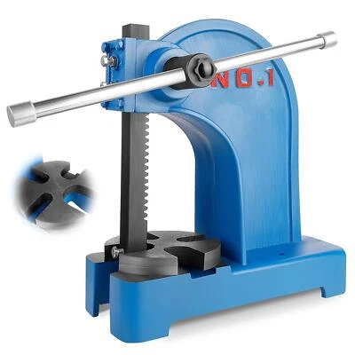 Prensa de árbol de escritorio manual de 1 tonelada, prensa manual de precisión para estampado Foto 1 de 4