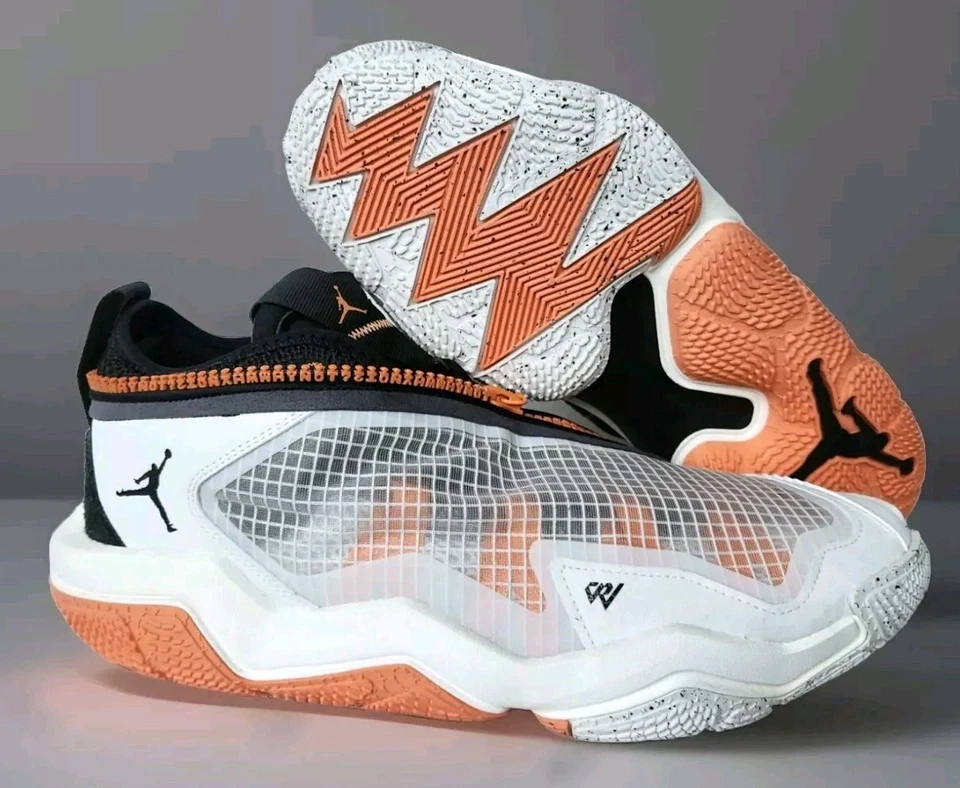 Nike Air Jordan Why Not ZER0.6 Low Rattan DO7189-002 Men Size US 12 Orange Black - Image 1 of 4