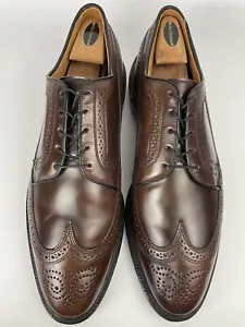 Allen Edmonds Brown Shell Cordovan MacNeil Uomo Taglia 15 D - Foto 1 di 14