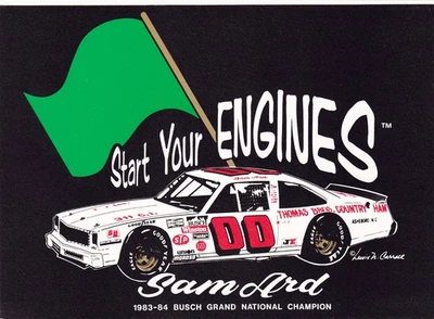 SAM ARD - JAMÓN THOMAS BROS - ARRANCA TUS MOTORES POSTAL 7" X 5" - #1 EN SERIE Foto 1 de 2