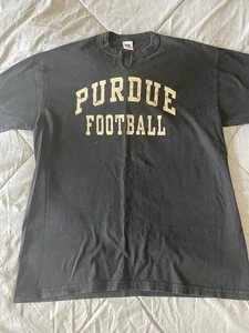 Purdue Football Grafik T-Shirt Erwachsene schwarz "Back in Black" doppelseitig Medium - Bild 1 von 6