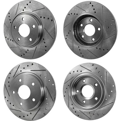 Front & Rear Brake Disc Rotors for VW Dodge Grand Caravan Chrysler Town Country - Image 1 of 4