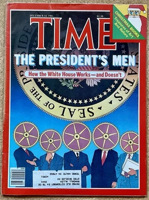 TIME Magazine VTG Issue - December 14, 1981 w/ Reagan’s Cabinet • Holiday Books - Image 1 of 4
