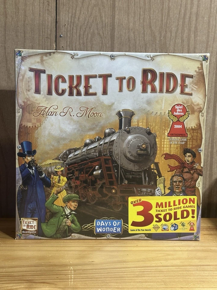 Days of Wonder "Ticket To Ride" Train Adventure Board Game NIB Sealed NOS - Image 1 of 1