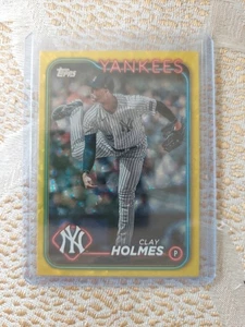 Case di argilla #24/50. 2024 Topps Yellow Crackle Foil Board. Scheda 247. - Foto 1 di 3