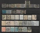 BRAZIL 1843-1899 LOT OF 77 OLHO DE BOI/INCLINADOS/DOM PEDRO/BARBA BRANCA USED