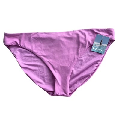 Roxy Women's XL Lilac Purple Classic Moderate Bikini Bottoms Beach Surf Vacation - Image 1 of 4