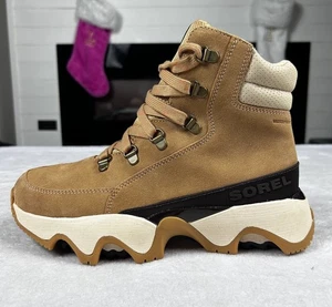 Bota Sorel para mujer Kinetic Impact Conquest Plus WP Tawny Buff/cerámica talla 8 nueva - Imagen 1 de 15