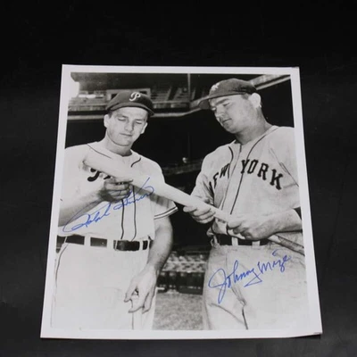 Ralph Kiner/Johnny Mize Signed 8x10 Photo Pirates/Giants Autograph ZJ20537 - Image 1 of 4