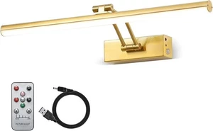 Wireless Picture Light,5000Mah Battery Operated Picture Light with Remote, Art L - Picture 1 of 6