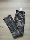 Men's ICEBERG SFILATA Jeans Black/White Color Size W 28 / L 36 - BNWT 
