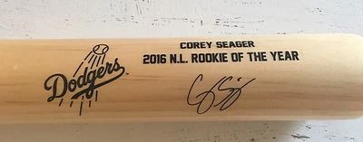 NEW!!! COREY SEAGER ROY REPLICA BAT Dodgers 07-09-17 2017 SGA Giveaway NIB - Image 1 of 4