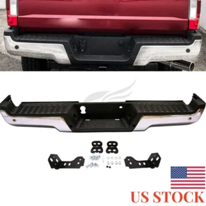 NEW Chrome Rear Bumper Assembly for 2017-2022 Ford F-250 F-350 SuperDuty w/ Park - Picture 1 of 14