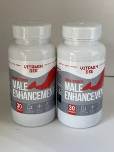 2x Vitamin Dee Male Natural Enhancement Libido Booster (60 Capsules Total) New! - Picture 1 of 3