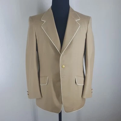 BILL BLASS Vintage 100% Wool Blazer  Made In USA 3 Btn. Center Vent  Fit 41-43 R - Image 1 of 4