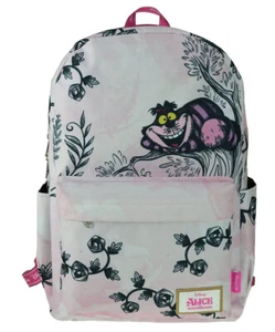 Disney Classics Alice in Wonderland Cheshire Cat 17" Backpack with Laptop Slot - Picture 1 of 4