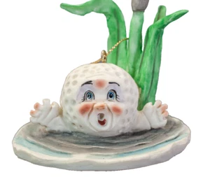 Betäubt 1995 Allyson Nagel Golfball Mann in grob signiert neu Weihnachtsschmuck  - Bild 1 von 5