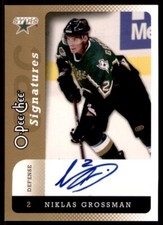 2007-08 O-PEE-CHEE NIKLAS BACKSTROM AUTO MINNESOTA WILD #237
