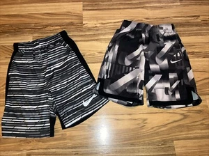Nike Dri Fit Big Boys Youth Shorts Size Large Basketball Athletic Black - Picture 1 of 6