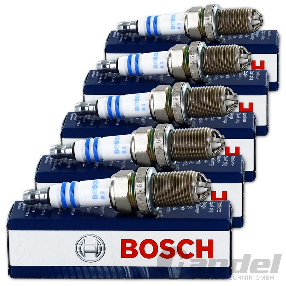 5x BUJÍAS BOSCH 0242240635 aptas para VOLVO C30 C70 II S40 II V50 2.4 - Imagen 1 de 2