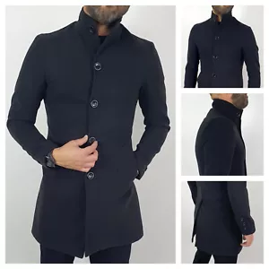 Giubbotto Uomo Invernale Coreana Giacca Slim Giubbino Nero Elastico s,m,l,xl - Foto 1 di 6