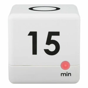 BBB82431 La Crosse Technology 5, 15, 30 or 60 Minutes Digital Cube Timer - White - Picture 1 of 3
