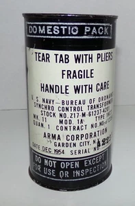 Vintage 1954 US Navy Synchro Control Transformer No. Z17-M-61237-4201 Type 1HCT - Picture 1 of 8