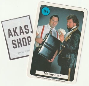 Money Inc. 1993 Catcher Quartett Card B4 Series 7 Amigo Spiele ULTRA RARE WWF - Picture 1 of 3